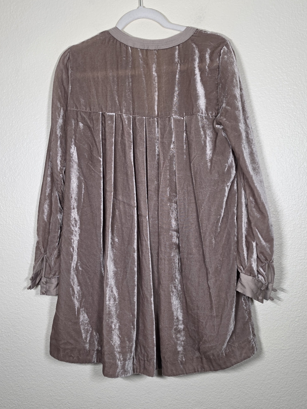 Free People Choose Me Velvet Mini Dress XS - Picture 3 of 6